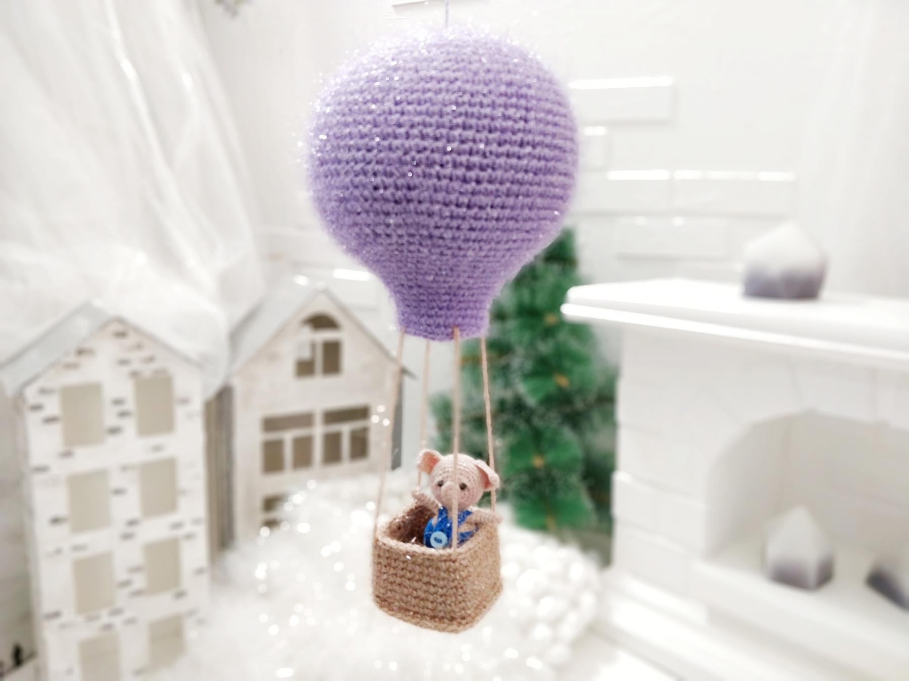 Елочная игрушка - воздушный шар своими руками, мастер-класс